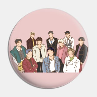 TREASURE Boy Band Kpop Pin