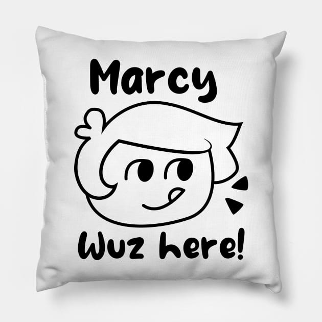 Amphibia Marcy Wuz Here Pillow by Virkalosa