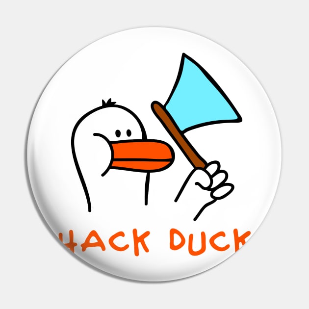 Hack Duck Pin by schlag.art