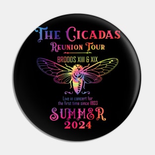 The Cicadas Reunion Tour Broods Xiii & Xix Live In Concert For The First Time Since 1803 Summer 2024 Pin