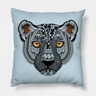 Cheetah Mandala Pillow