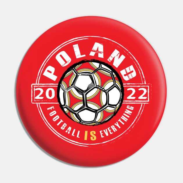 Football Is Everything - Poland 2022 Vintage Pin by FOOTBALL IS EVERYTHING