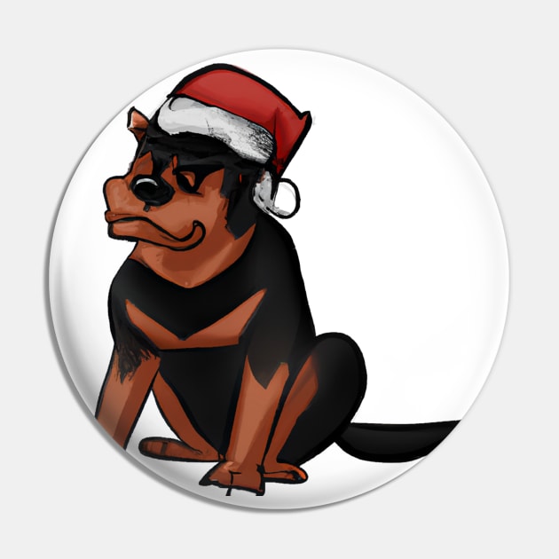 Cute Rottweiler Drawing Pin by Play Zoo