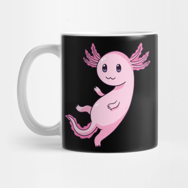 Cute Axolotl Waving Axolotl Mug Teepublic