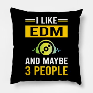 3 People EDM Pillow