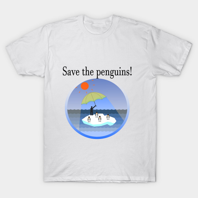 save the penguins t shirt