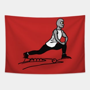 Cyclops stretching Tapestry