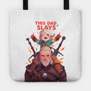 This Dad Slays - Father's Day Gift - Witcher Tote