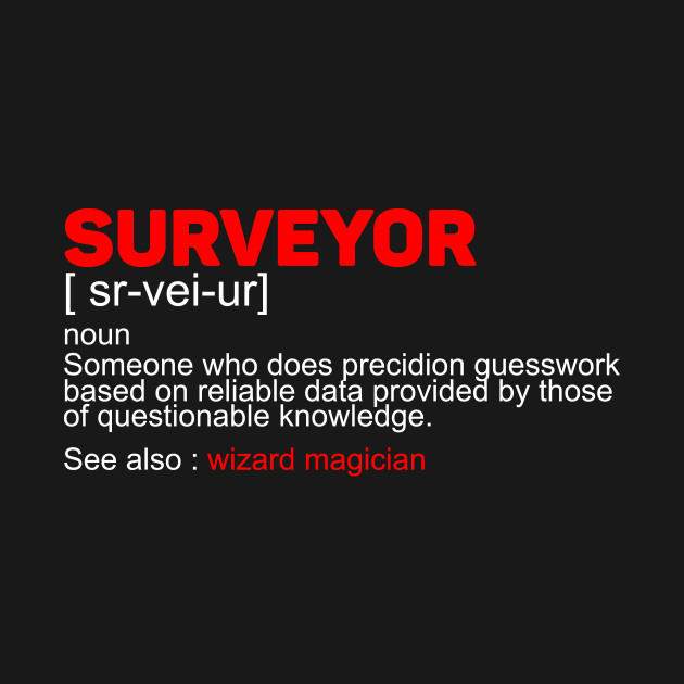 Surveyor funny definition by Marhcuz