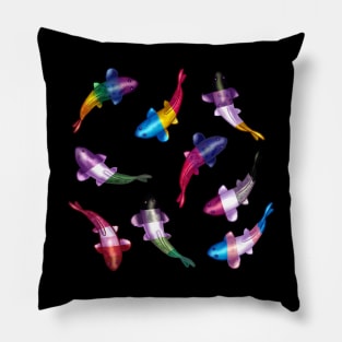 LGBTQ Koi Fish Sticker Pack Pillow