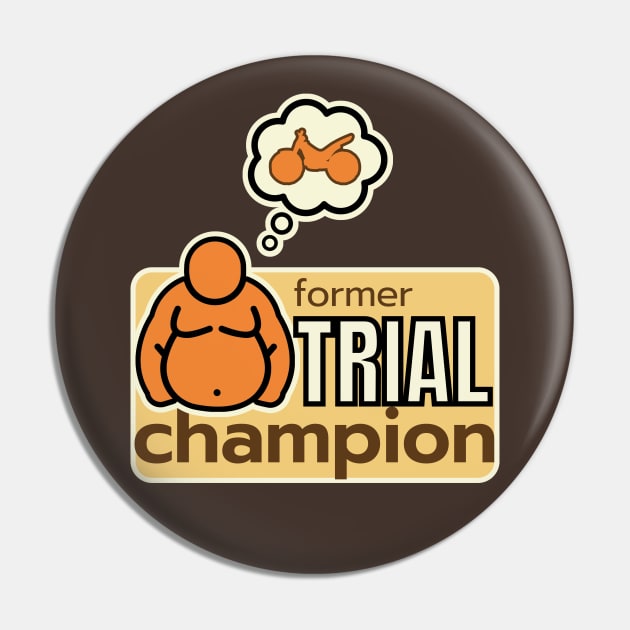 former TRIAL champ, not in shape - classic vintage retro bike cycling sports Pin by ALLEBASIdesigns