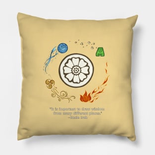 The Four Elements in Harmony Pillow