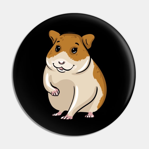 Hamster Pin by LetsBeginDesigns