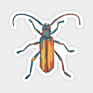 Multicolor longhorn beetle Magnet