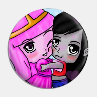 Chibi Bubbline Hug Pin