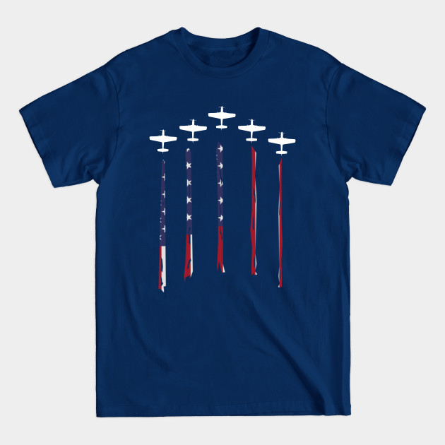 Disover P-51 Mustang WW2 Fighter plane - P 51 Mustang - T-Shirt