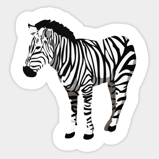 Zebra Zebra Adesivo Teepublic It