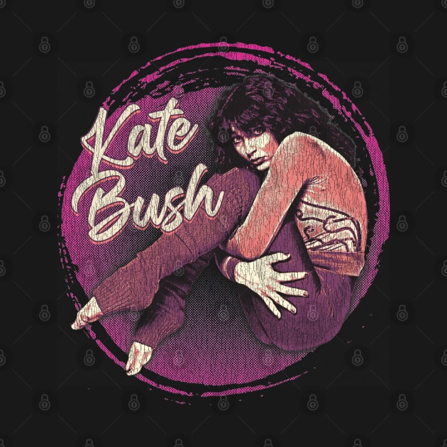 Vintage Kate Bush Fanart Design by Bingung Mikir Nama Design