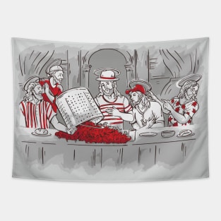 Louisiana Last Supper // Funny Jesus Crawfish Boil Tapestry