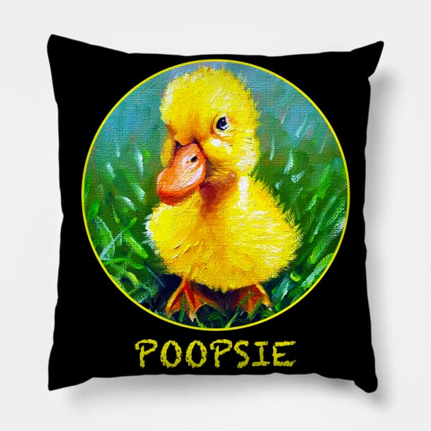 POOPSIE Pillow by Carol Landry Fine Art 