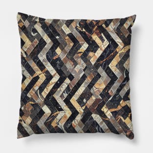 Abstract geometric floor texture pattern Pillow