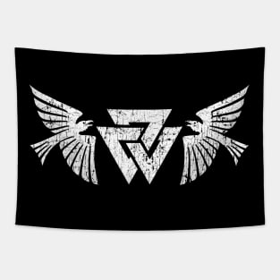 Norse Ravens Viking Valknut Nordic Vikings Pagan Symbol Tapestry