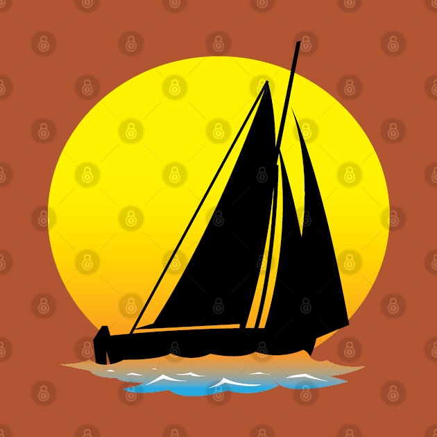 Sailboat by Illustratorator