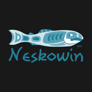 Neskowin, Oregon Plenty of Fish Monochrome II T-Shirt