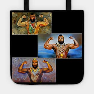 Mr. T Flexing Paintings Tote