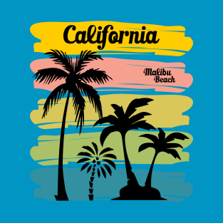 Summer California Malibu Beach T-Shirt