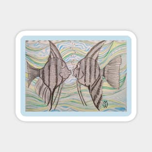 Angelfish Surprise Magnet