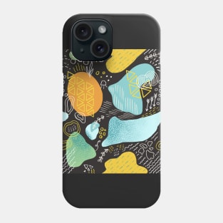 Underwater abstract doodle art Phone Case