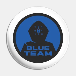 Cyber Security CTF Gamification Blue Team Logo Pin