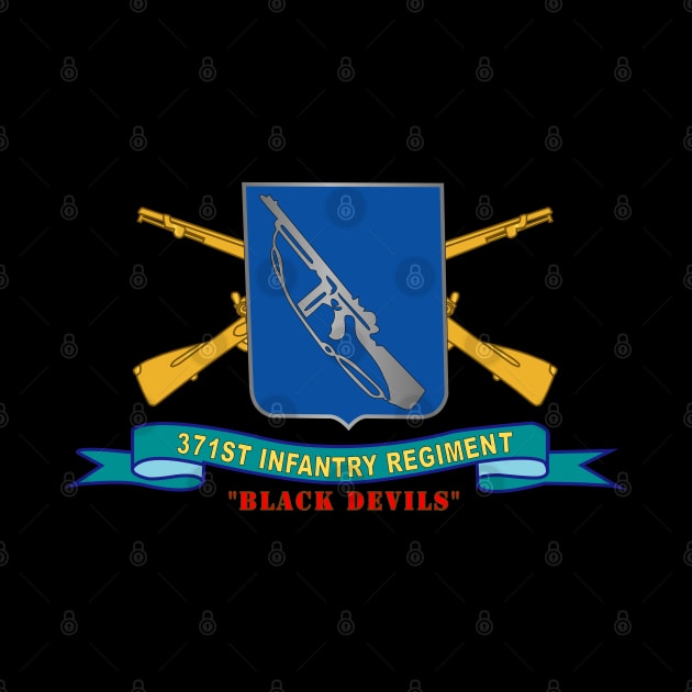 371st Infantry Regiment - Black Devils w Br - Ribbon by twix123844