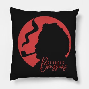 Georges brassens Pillow