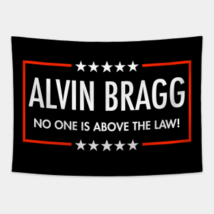 Alvin Bragg - No one is above the law Tapestry