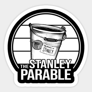 Reassurance Bucket - Property of Stanley Sticker for Sale by Essoterika