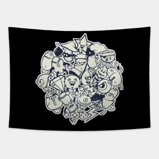 doodle art Tapestry