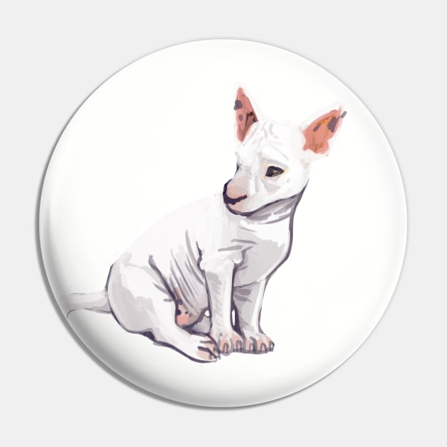 BULLTERRIER DOG WHITE PUP PUPPY Pin by Angsty-angst