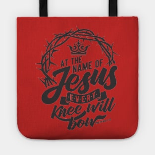 Name Of Jesus Black Tote