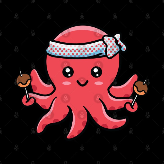 Cute Kawaii Takoyaki Octopus by KawaiiAttack