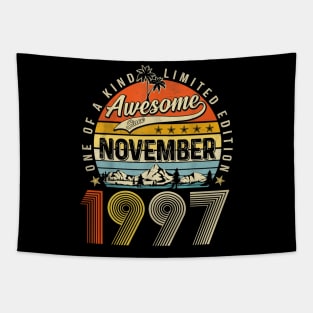 Awesome Since November 1997 Vintage 26th Birthday Tapestry