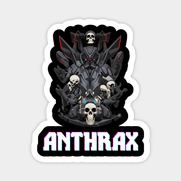 Anthrax Band Magnet by Maheswara.Momocats