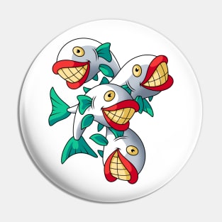 Smiling Fish Pin