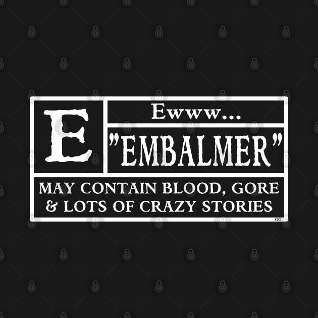 Funny Embalmer Mortician Movie Rating by Graveyard Gossip