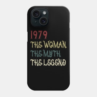 Vintage Retro 1979 Legend Gift 41st Birthday Womens Phone Case