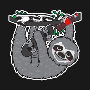 Skater Sloth Cola! T-Shirt