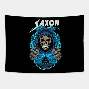 SAXON MERCH VTG Tapestry