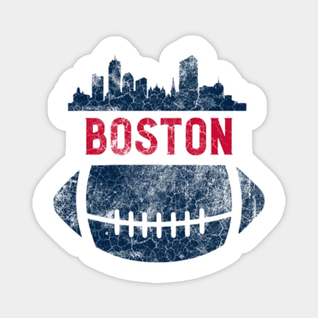 Boston City football Magnet by Sloop