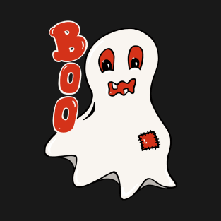 White Cute Ghost T-Shirt